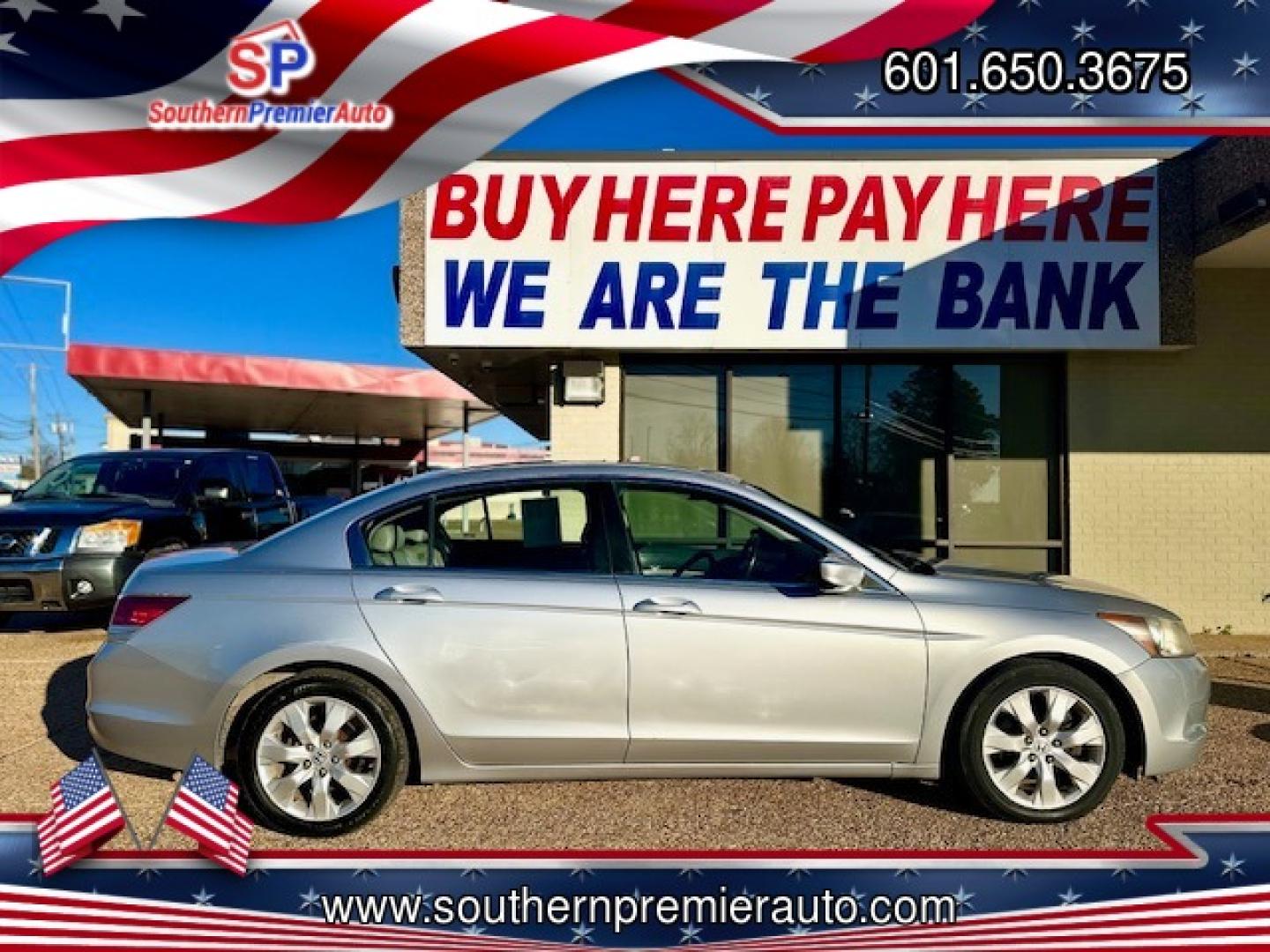 2008 SILVER HONDA ACCORD EX-L (JHMCP26838C) , located at 922 W. Beacon St., Philadelphia, MS, 39350, (601) 650-3675, 32.770447, -89.127151 - Photo#6